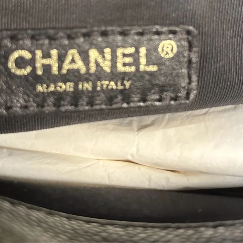 Chanel GST Grand Shopping Tote Black Caviar Leather Gold Hardware Auth Card Box - Picture 6 of 12